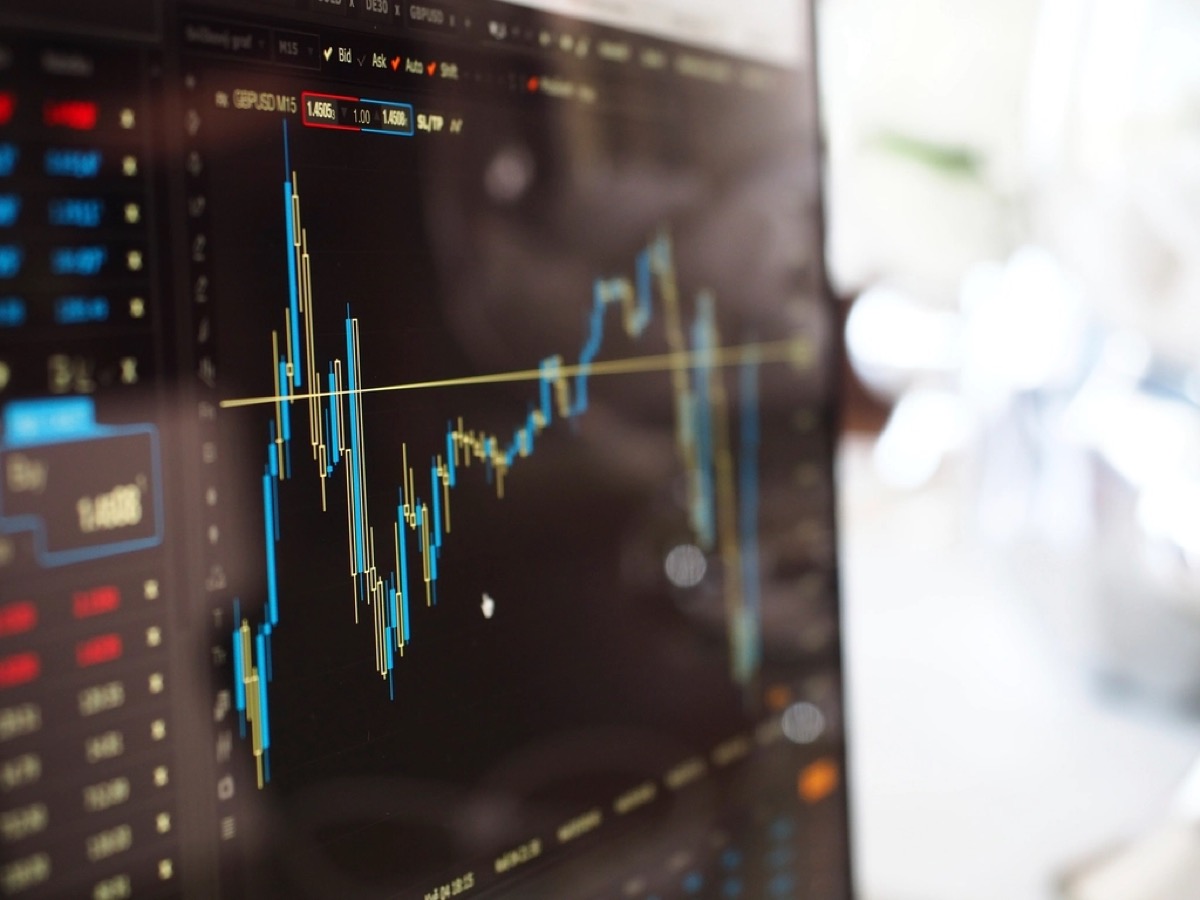 Market data on a trading screen, representing stablecoin supply and price tracking